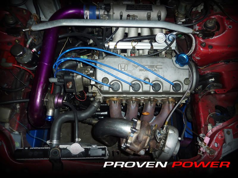 Turbo EG Hatch Proven Power Fabrication 3" 304SS Downpipe